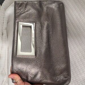 Michael Kors silver evening clutch bags
